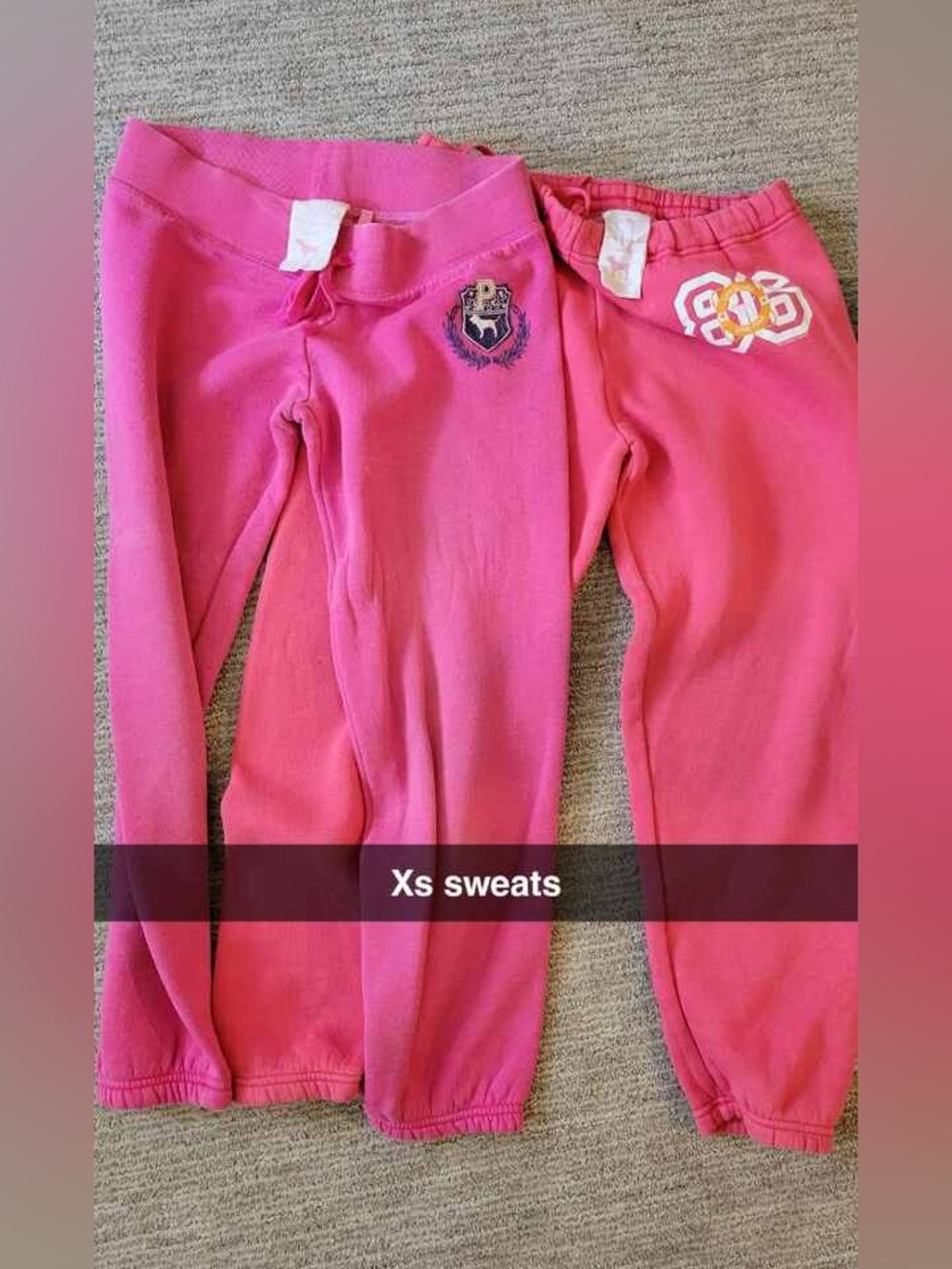 PINK Victoria's Secret Girls' Pink Sweatpants Pair